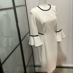 CK Cream Midi Dress